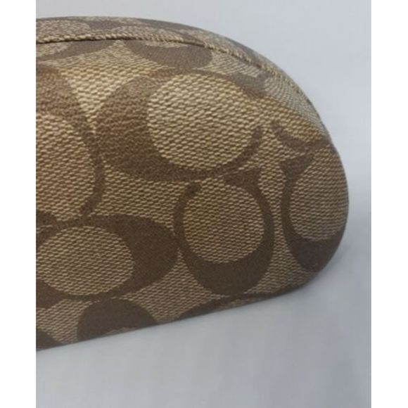 Coach Signature Monogram Brown Hard Clamshell Sunglasses Eyeglasses Case - Picture 4 of 8